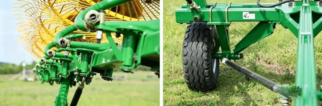 9LZ-6.0 High-Efficiency Finger Wheel Rake detail (2)