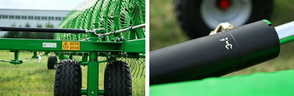 9LZD-9.0 High-Capacity Finger Wheel Hay Rake (2)
