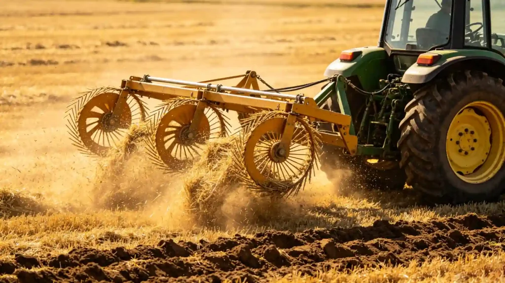 9JYY-2.5 Round Bale Picker & Transporter application
