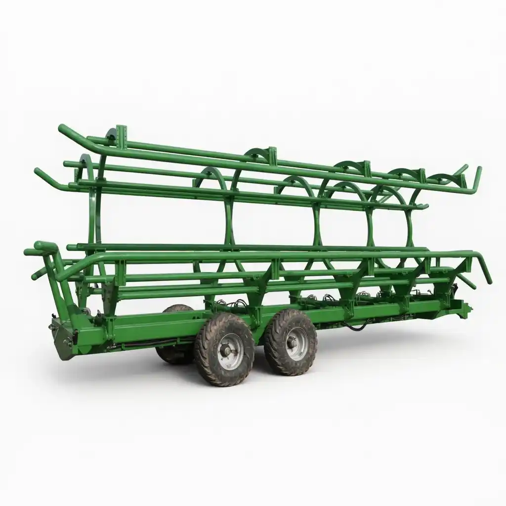 9JYY-4.5 Round Bale Picker and Transporter — Hydraulic Self-Loading Bale Carrier 9JYY-4.5 Round Bale Picker and Transporter