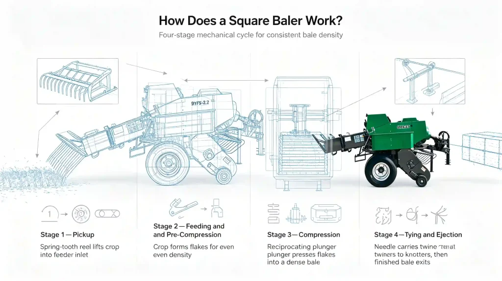 How Does a Square Baler Work_