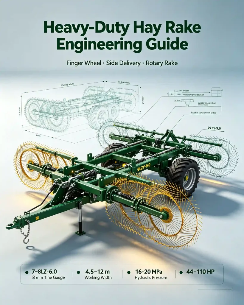 Complete Heavy-Duty Rake Unit
